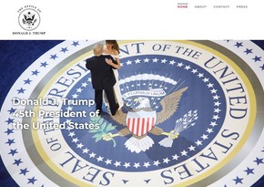 Trump launches 'the official website of the 45th President'
