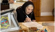 101-year-old voter casts ballot in Azerbaijan's Sumgayit