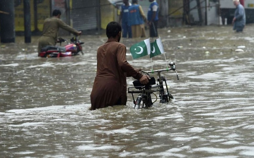 Pakistanda leysan yağışları nəticəsində 10 nəfər ölüb