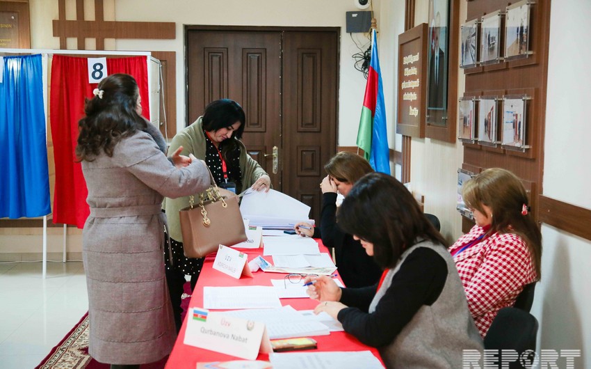 Названы округи в Азербайджане с наименьшей и наибольшей избирательной активностью на 12:00