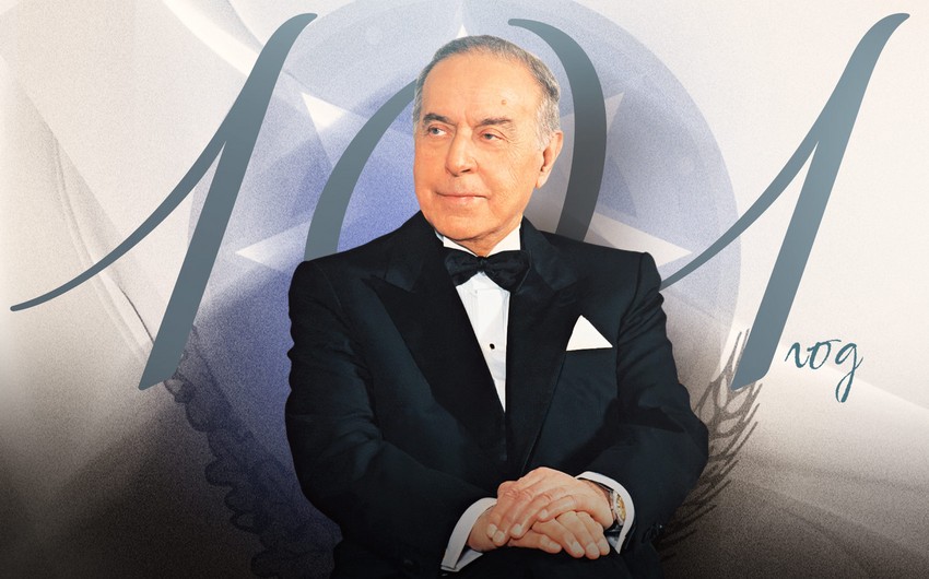 Отмечается 101-ая годовщина со дня рождения общенационального лидера Гейдара Алиева