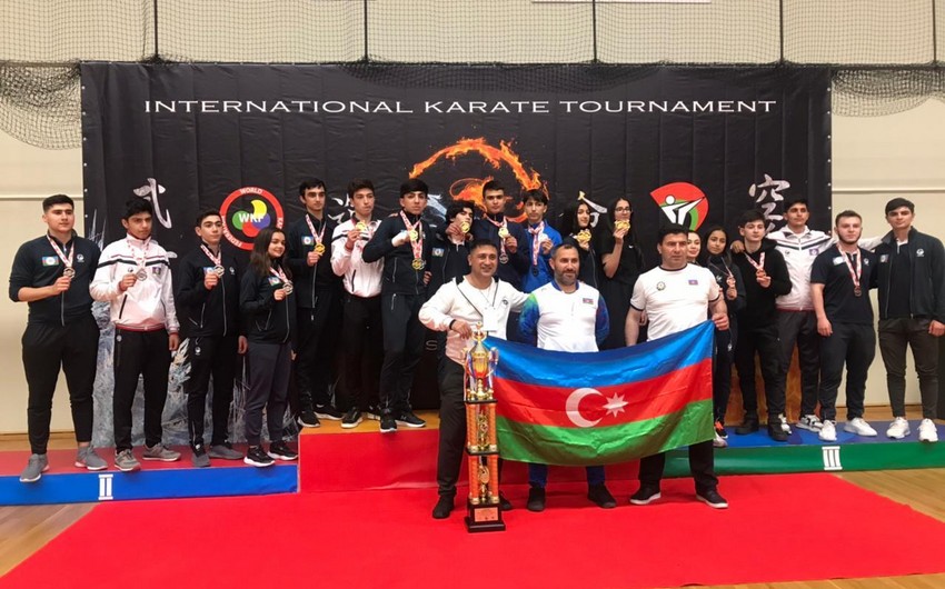Karateçilərimiz “Unmei Cup” beynəlxalq turnirində komanda hesabında 1-ci oldu