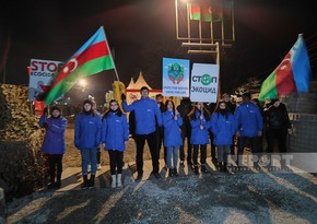 Xankəndi-Laçın yolunda ekoloji terrora son qoyulmasını tələb edirlər