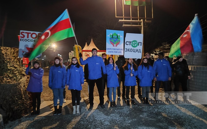 Xankəndi-Laçın yolunda ekoloji terrora son qoyulmasını tələb edirlər