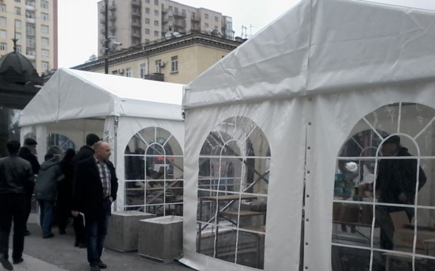 МЧС: Сносятся палатки, установленные без технического заключения
