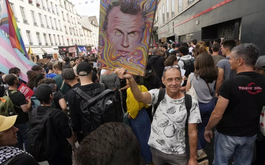 Over 100,000 people take to streets in France protesting against Macron’s policy