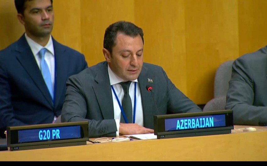 Azerbaijani deputy FM speaks at 2nd G20 Foreign Ministers Meeting