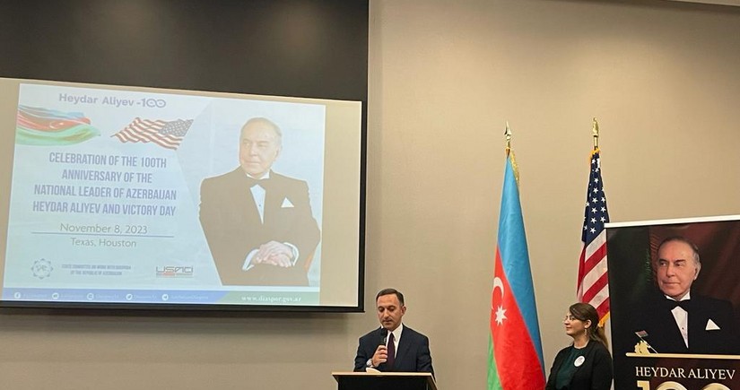 Heydar Aliyev’s centenary and Victory Day marked in Houston