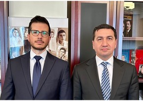 Hikmat Hajiyev, George Deek hold meeting