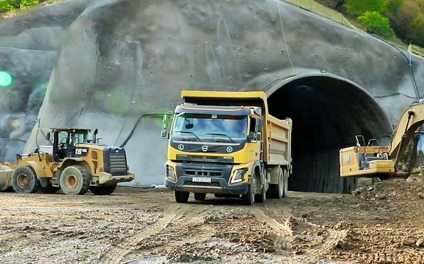 Murovdag tunnel in Azerbaijan 65% ready