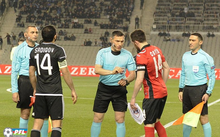 Названы имена арбитров, которые рассудят финальный матч кубка Азербайджана