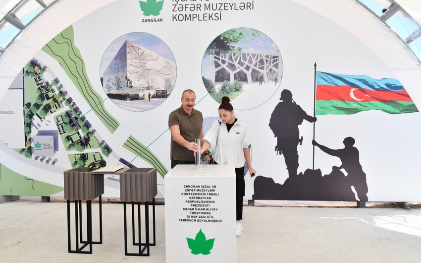 Foundation of Victory Museum and Museum of Occupation laid in Zangilan