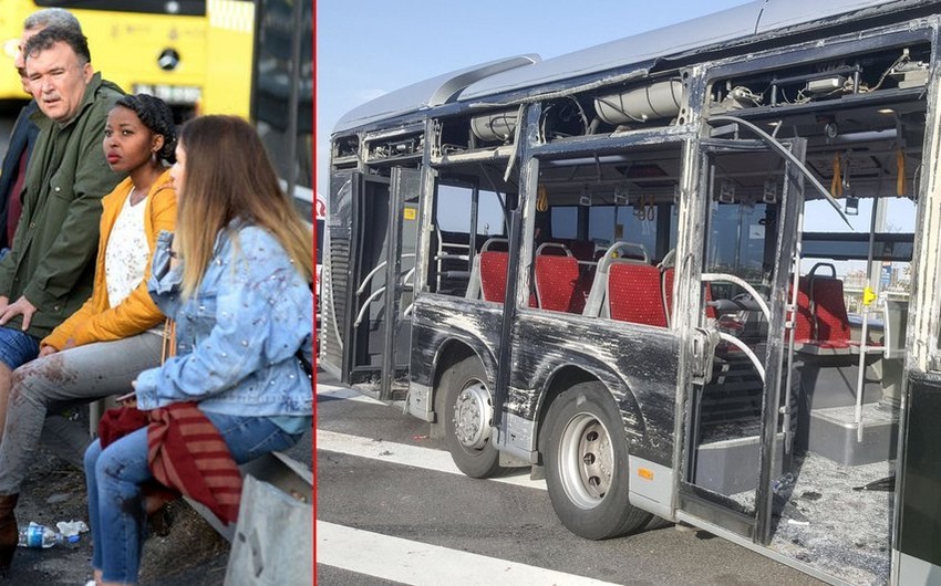 В Стамбуле столкнулись два автобуса, пострадали около 20 человек