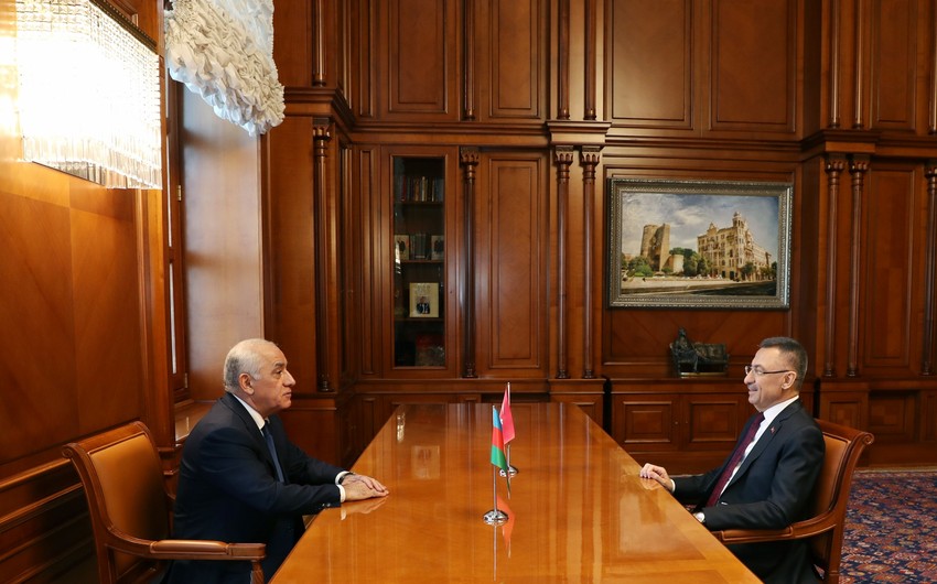 Prime Minister of Azerbaijan meets Vice President of Turkiye