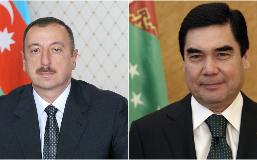Президент Ильхам Алиев поздравил президента Туркменистана с 60-летним юбилеем