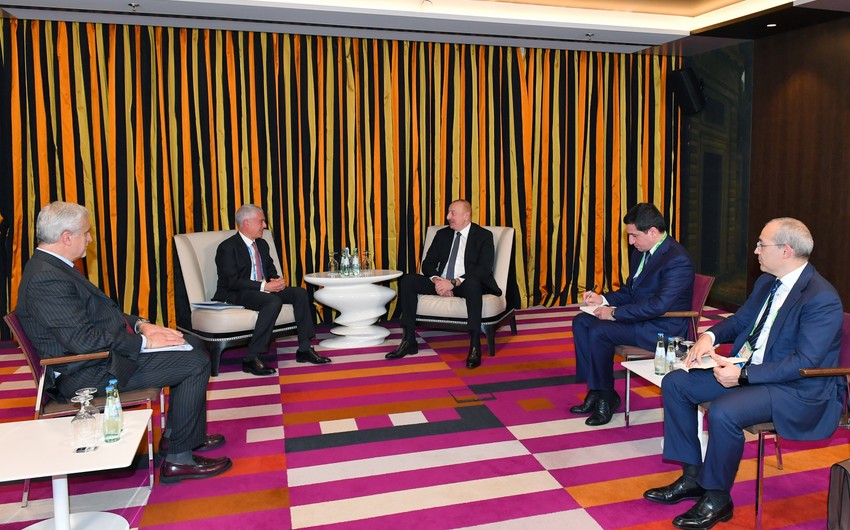 President Ilham Aliyev meets with co-general manager of Italian company in Munich - UPDATED