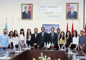 Additional four students from Baku Higher Oil School start working in a prestigious Italian company