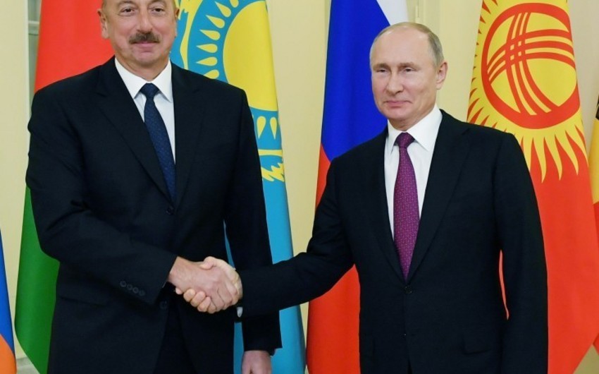 President Ilham Aliyev arrives in Russia for working visit