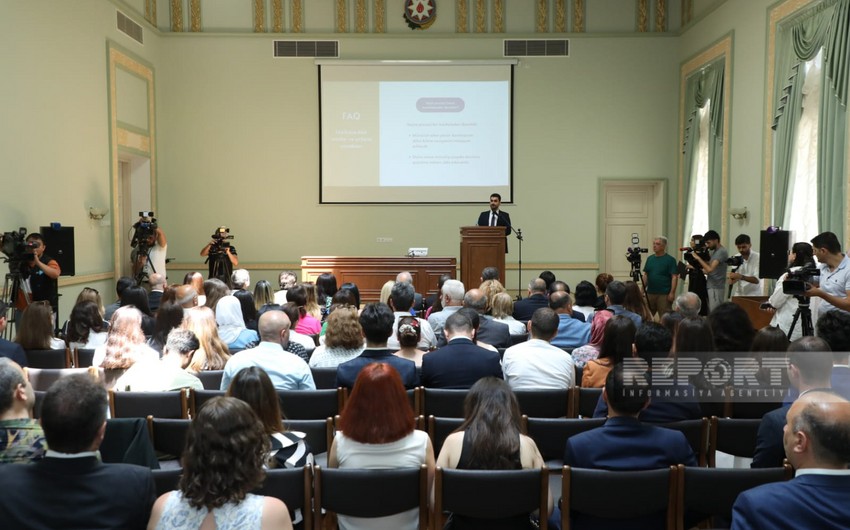 Presentation ceremony of ‘Mother tongue - Azerbaijani school’ project held with participation of diaspora representatives