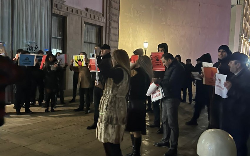 Protest action held against planned screening of anti-Turkiye film in Baku 