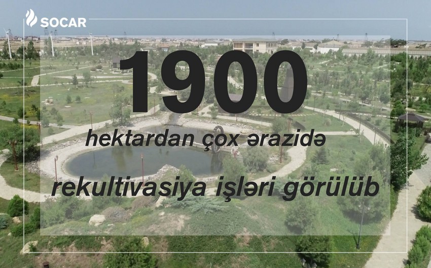 SOCAR 10 ildə 1 900 hektardan çox ərazidə rekultivasiya işləri aparıb