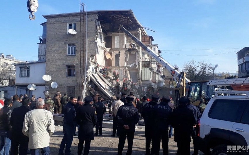 Взрыв в жилом доме в Гяндже: найдены тела еще двух погибших - ФОТО - ВИДЕО - ОБНОВЛЕНО-3