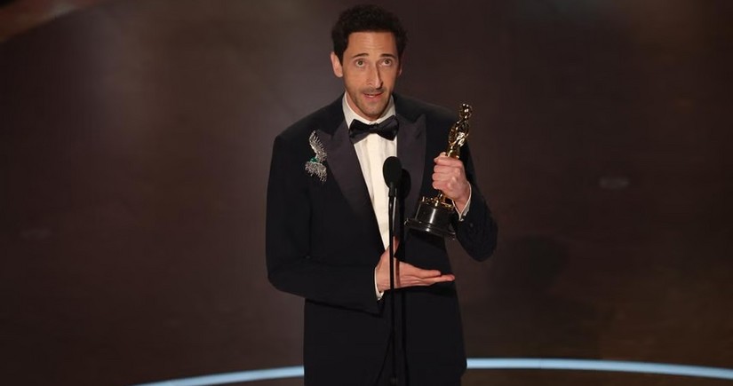 Adrien Brody wins best actor for ‘The Brutalist'