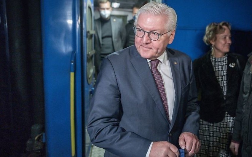 German president arrives in Ukraine for first time since outbreak of hostilities