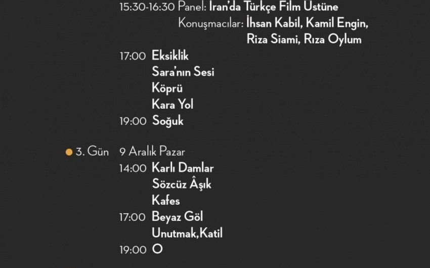 В Турции проходят Дни иранских фильмов
