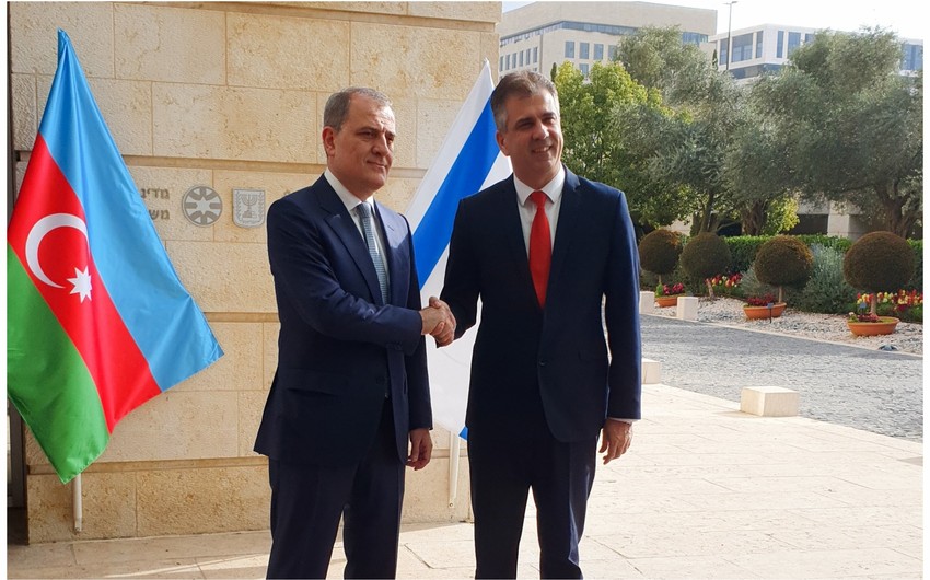 Azerbaijani Foreign Minister Bayramov's meeting with his Israeli counterpart kicks off