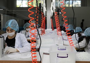 В Азербайджане вырос объем производства медицинских масок 