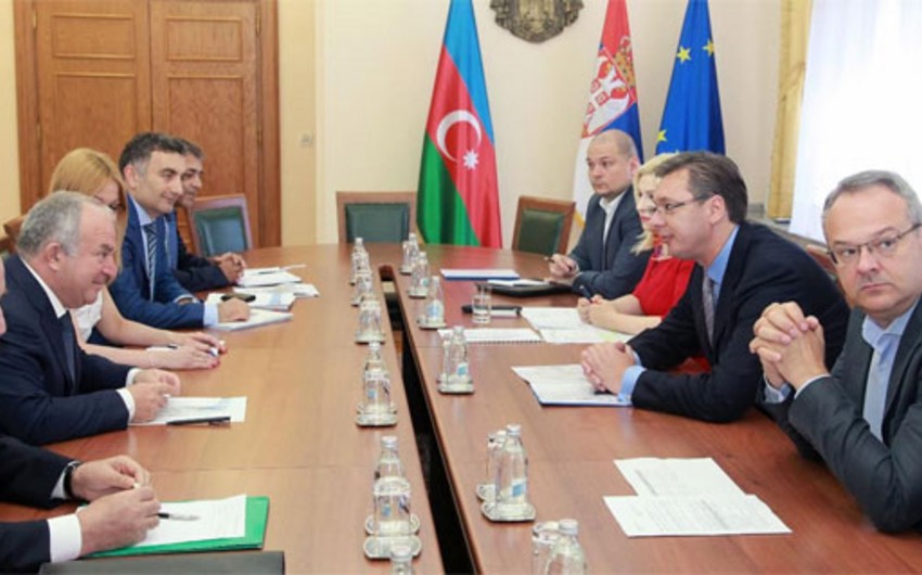 Премьер-министр Сербии встретился с главой азербайджанской компании
