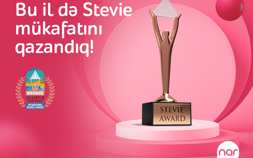 “Nar” “Stevie” mükafatına layiq görüldü