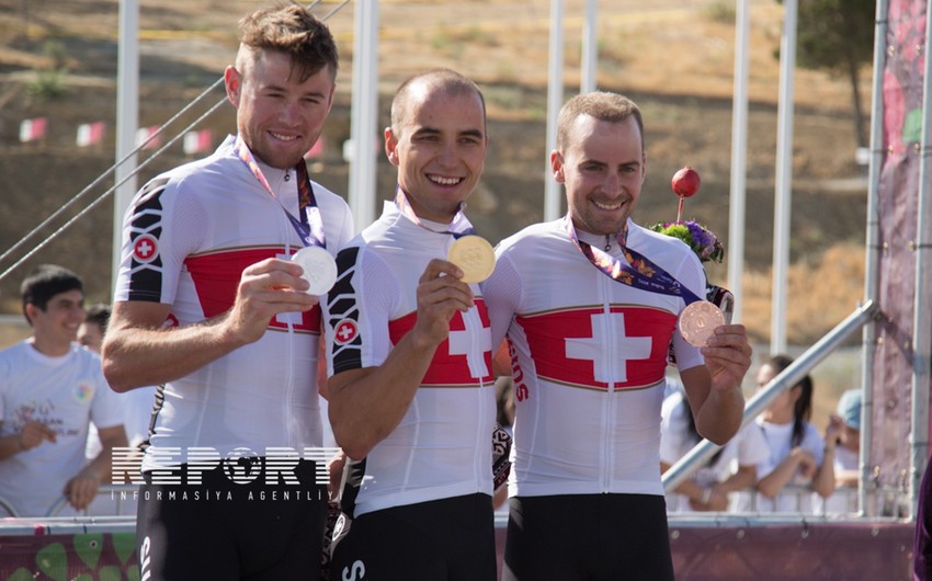 ​All the medals in the men's MTB go to Switzerland