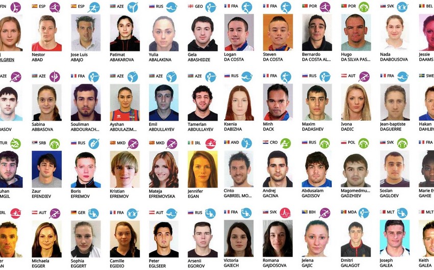All 6,000 Baku 2015 athlete biographies online now