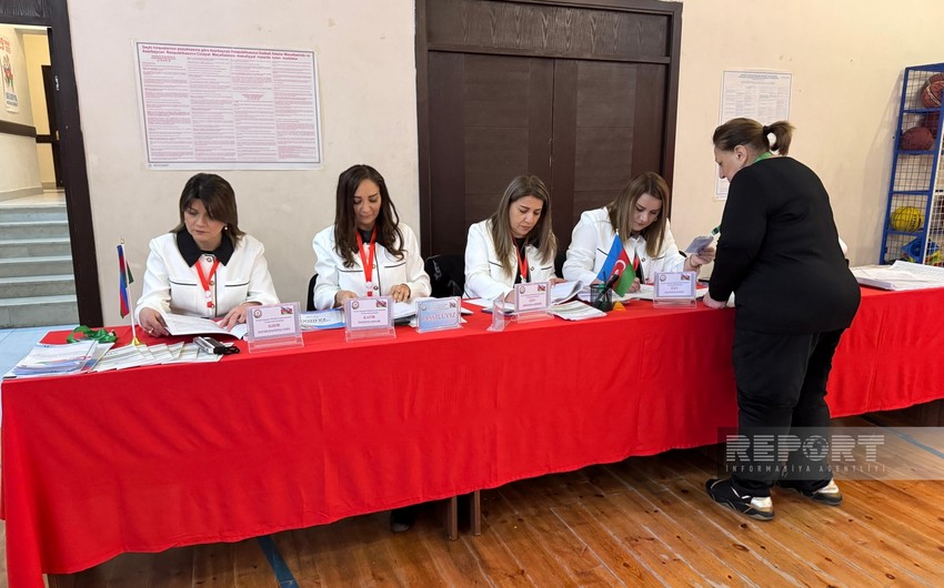 Voting in Azerbaijan's Sumgait starts with high voter turnout