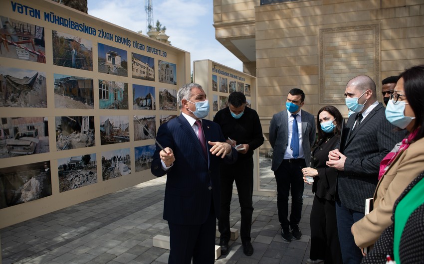 Staff of UN offices in Azerbaijan visited war-affected districts