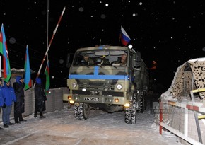 Сегодня на дороге Ханкенди - Лачын беспрепятственно проехали 43 автомобиля миротворцев