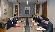 Azerbaijani FM receives outgoing ambassador of Iran