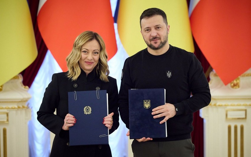 Ukraine and Italy sign bilateral security agreement, Zelenskyy says