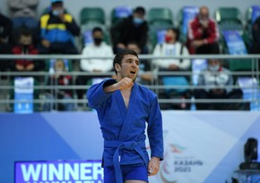 MDB Oyunları: Azərbaycan samboçuları 3-cü qızıl medalı qazanıb