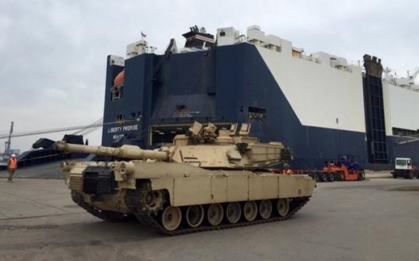 Американские танки прибыли на учения в Грузию