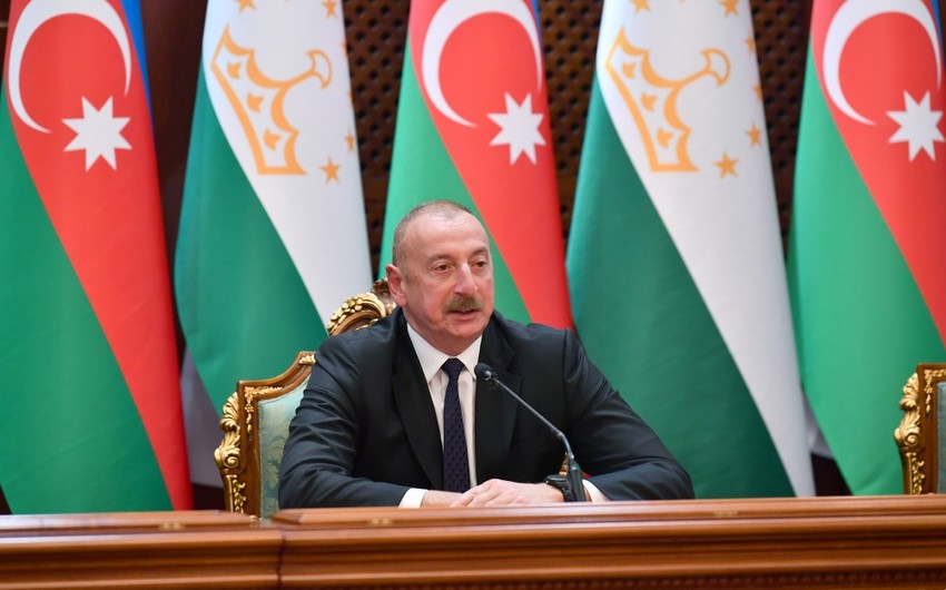 Ilham Aliyev: Today Tajikistan and Azerbaijan are two stable states