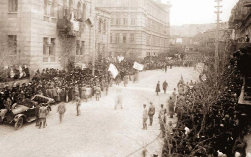 102 years pass since liberation of Baku from Armenian-Bolshevik occupation