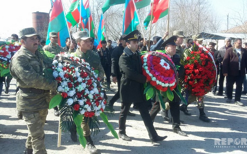 Martyred serviceman Zulfu Gadimov buried - PHOTO