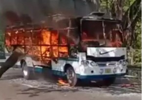 9 killed as bus catches fire in India's Haryana
