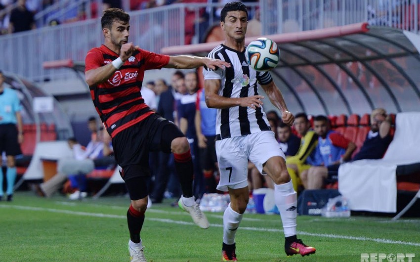 FC Neftchi plays goalless draw with Shkendija - PHOTO REPORT