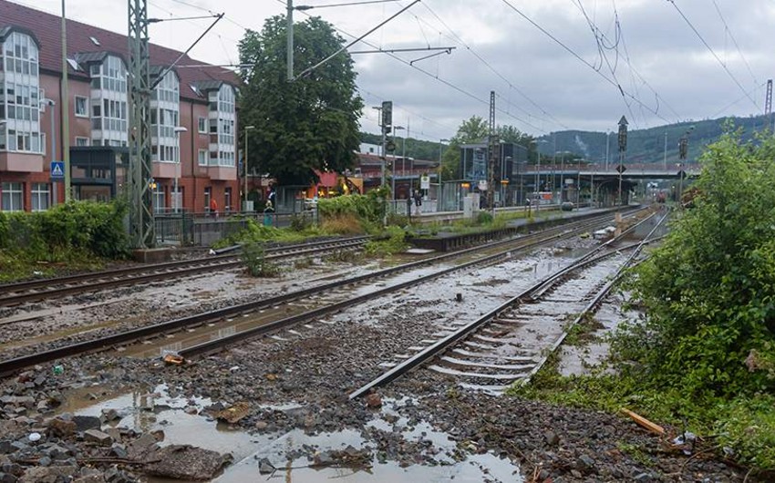 Железнодорожное сообщение ФРГ с Чехией прервано из-за наводнения