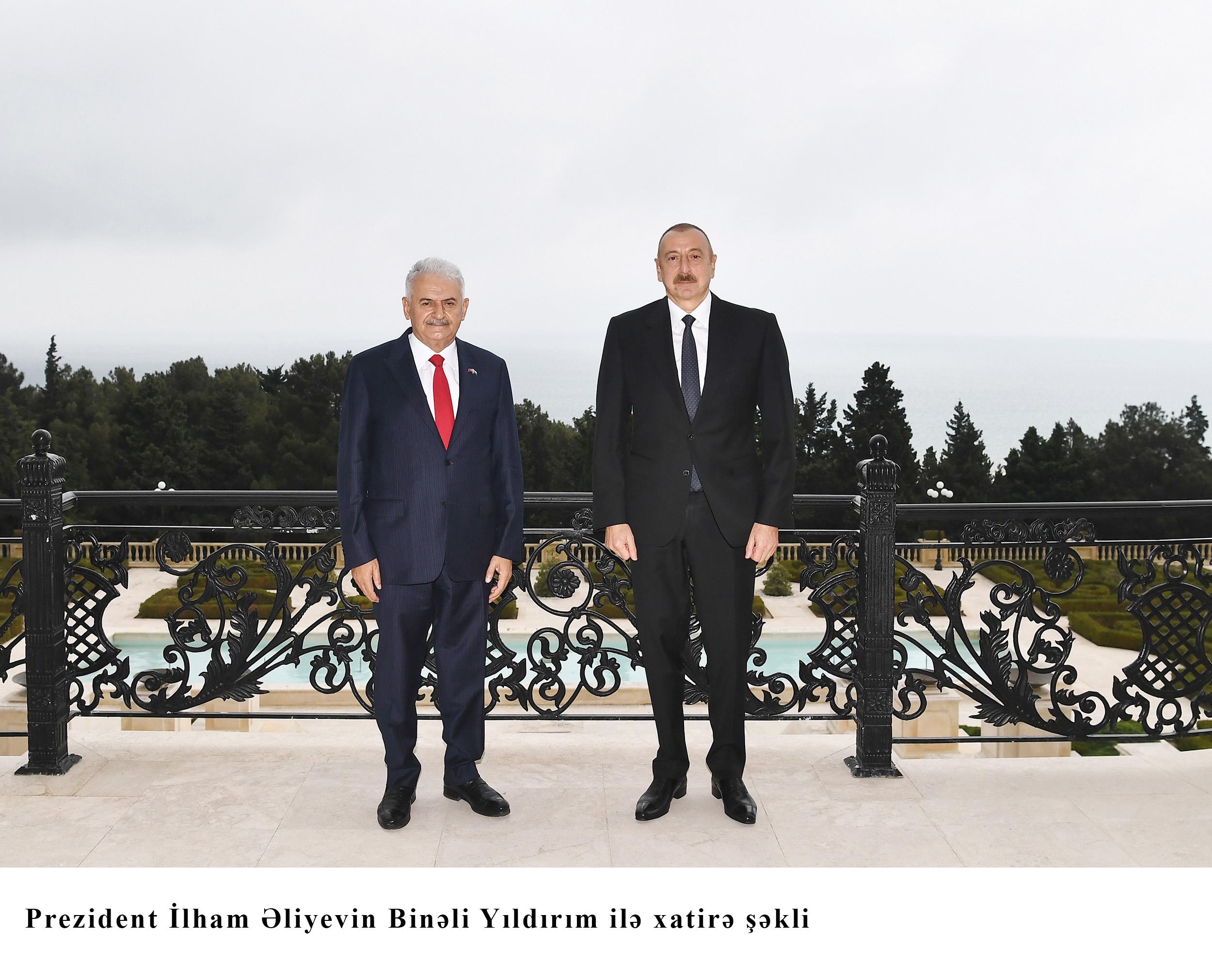 Prezident İlham Əliyev Binəli Yıldırımı qəbul edib