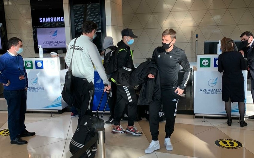 Qarabağ Makkabi matçı üçün Türkiyəyə yola düşdü